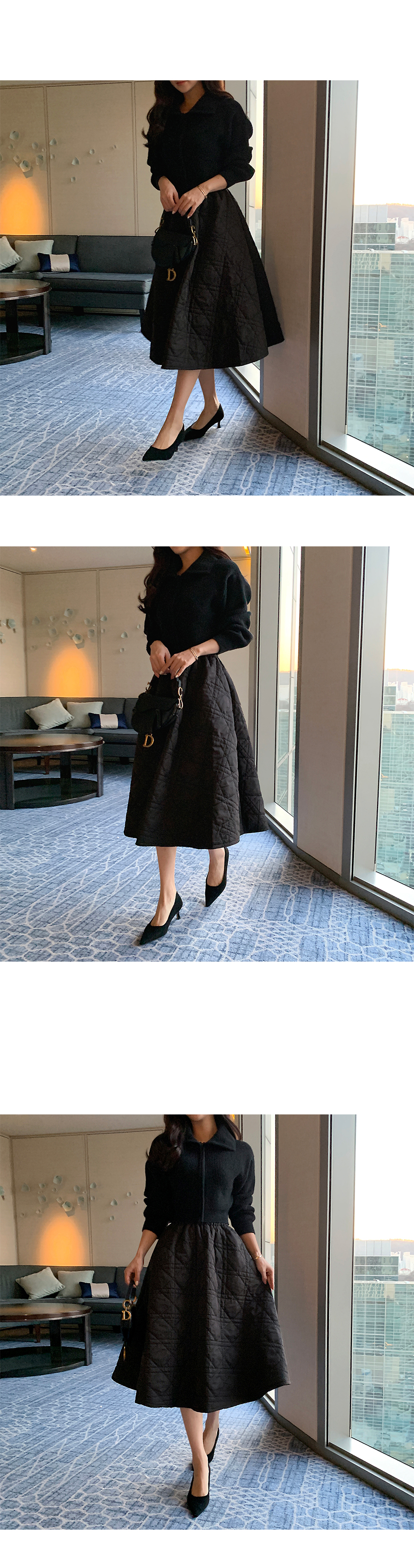 キルティングフレアスカート | レディースファッション通販 - DHOLIC