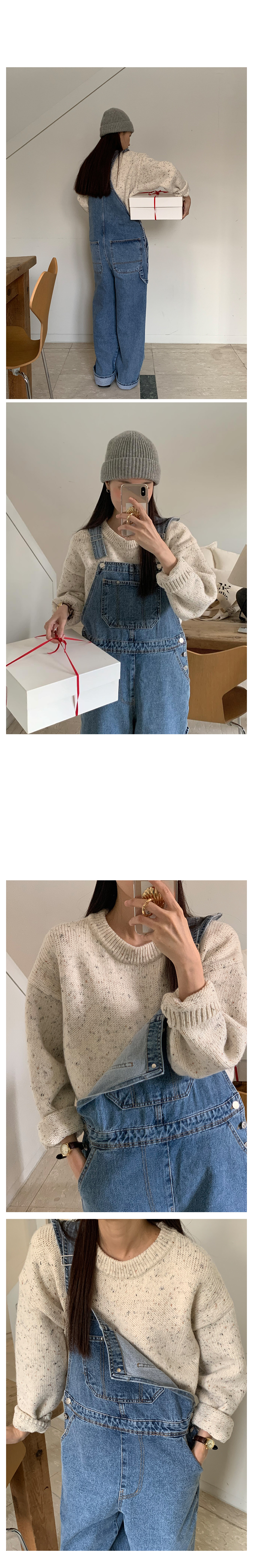 パッチポケットデニムサロペットパンツ | レディース