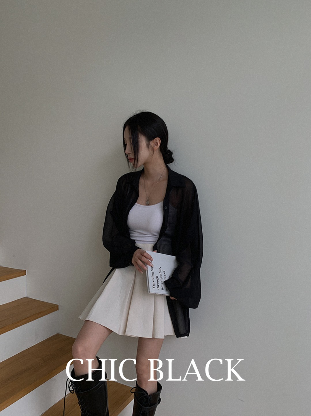 【高級・未使用品】エンフォルド ミニスカートパンツ ブラック 36 ゴムベルト 高級・未使用品】エンフォルド ミニスカートパンツ ブラック 36