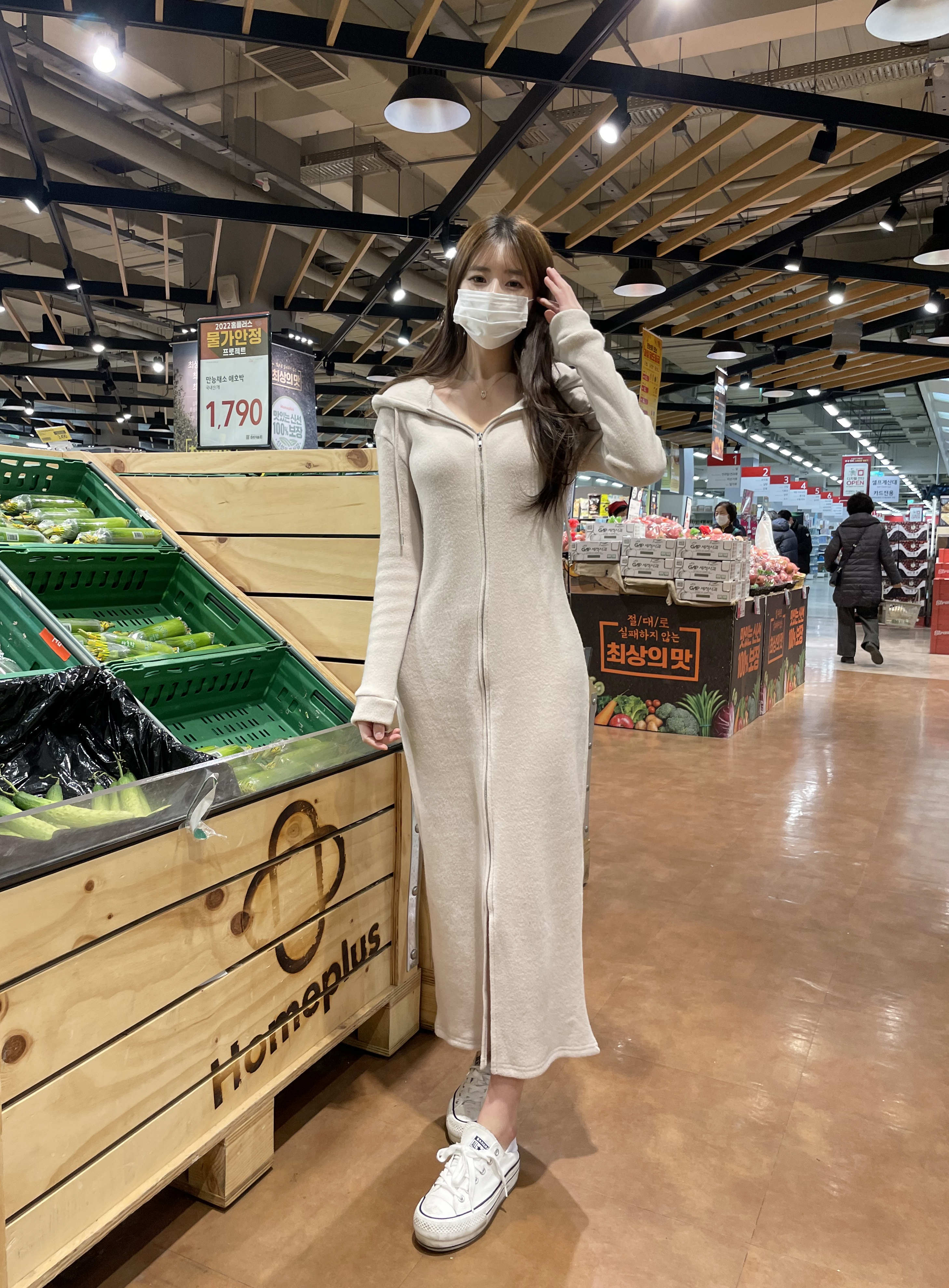 Roxy - 新品♡ROXY♡裏起毛パーカーロングワンピース♡Lサイズ♡定価12,100円！の通販｜ラクマ