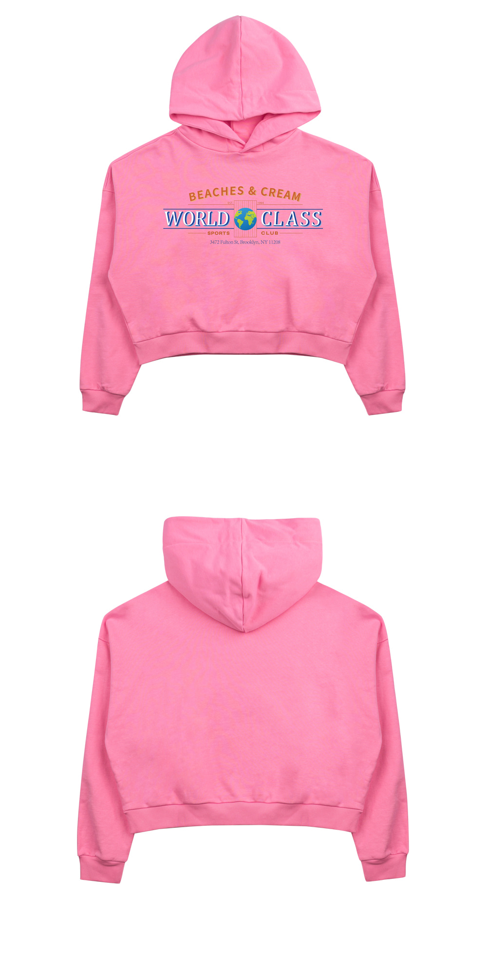 WORLD CLASS S.Cクロップドパーカー(PINK) | レディースファッション