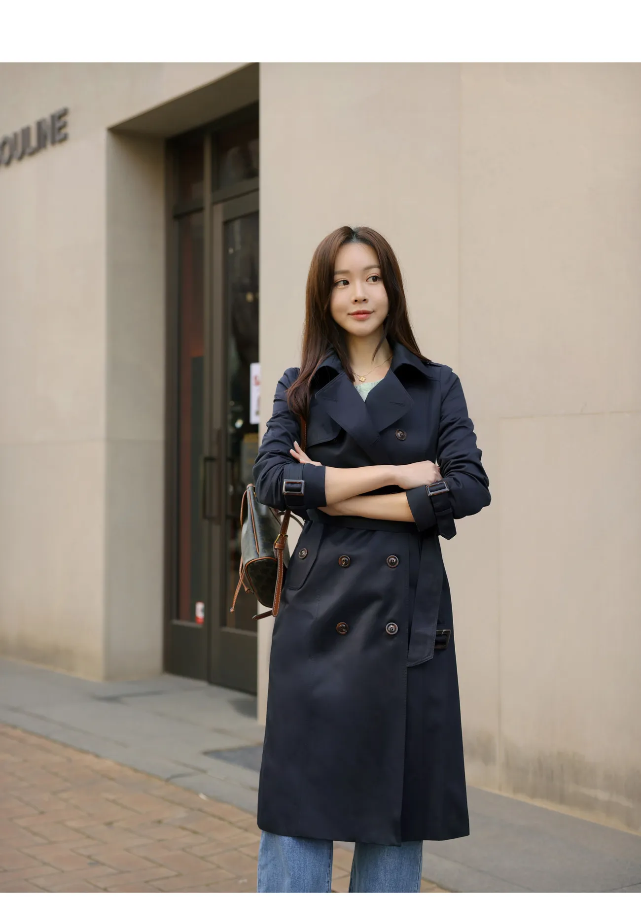 美品♡デイジーリン フォクシー Aライントレンチコート 胡桃ボタン 