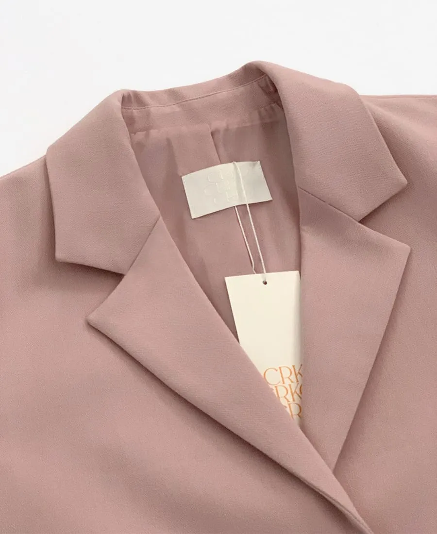 2ボタンテーラードジャケット(ピンク) | レディースファッション通販  