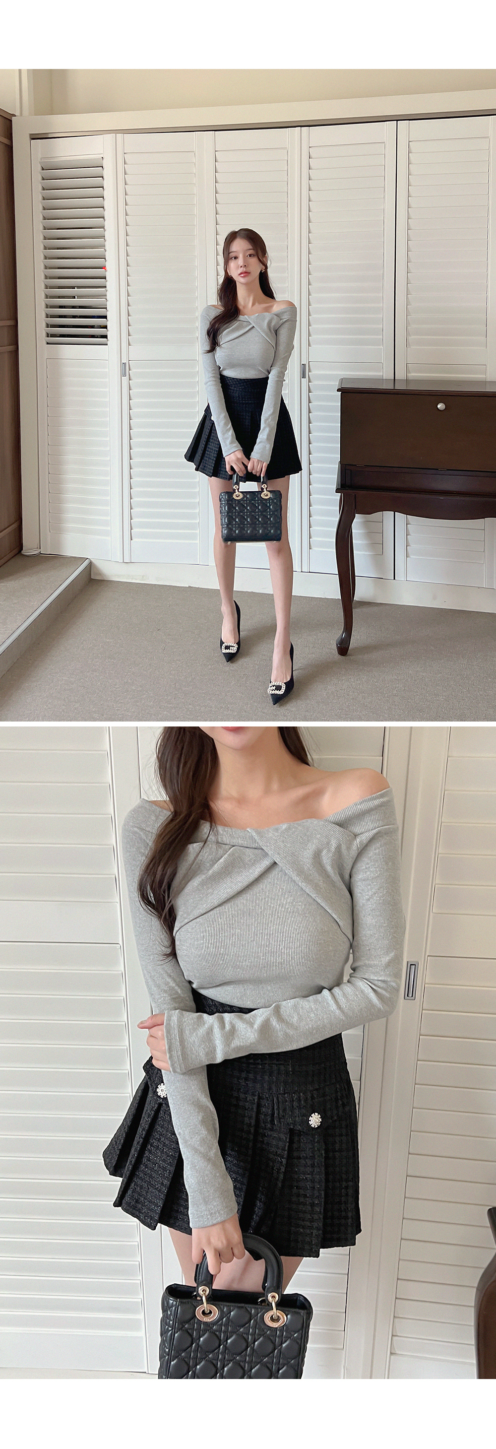 tシャツ ツイストリボンオフショルトップス レディース ツイストリボンオフショルトップス(F ホワイト): WILLSELECTION