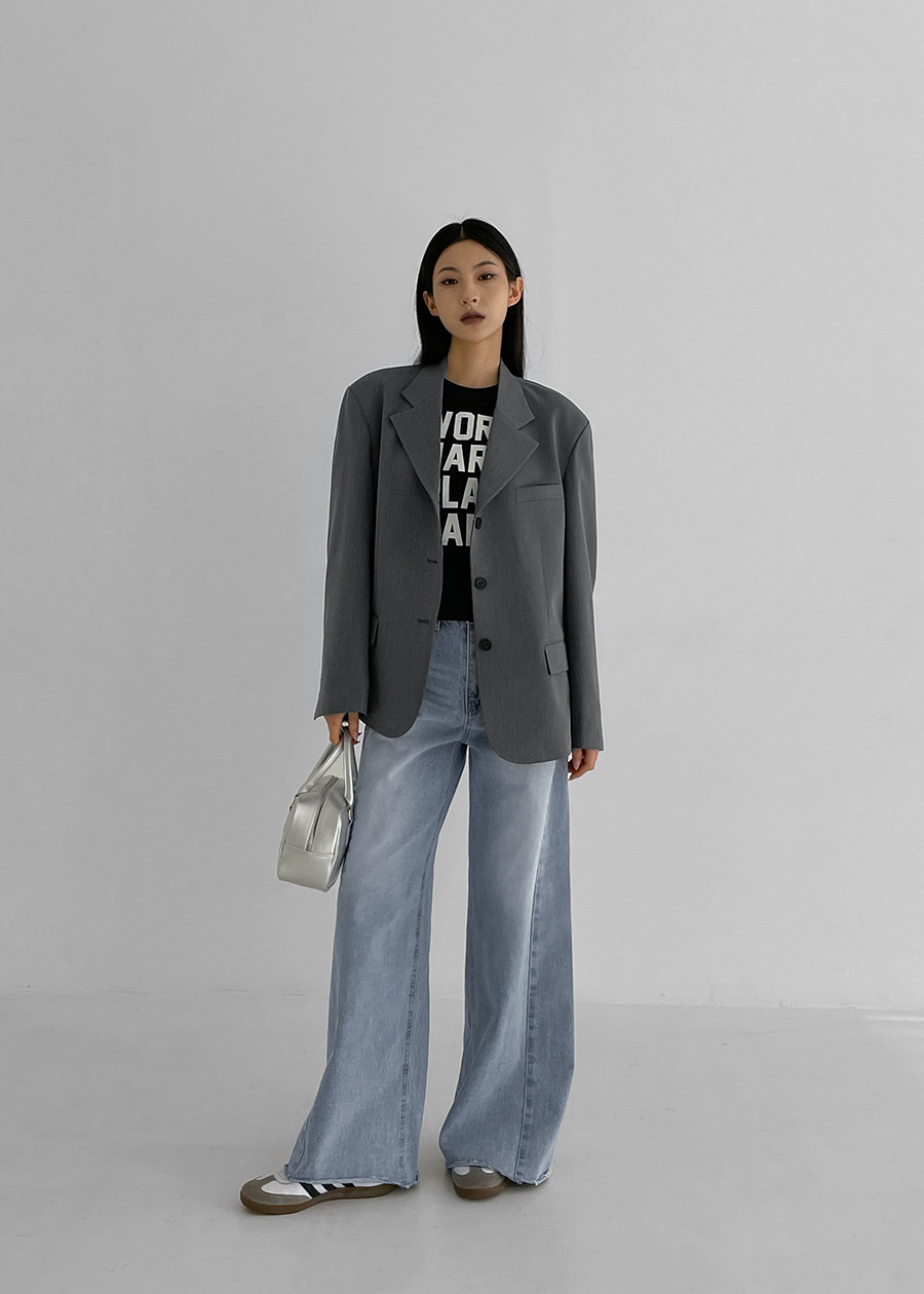 カットウォッシングワイドデニムパンツ | レディース カットウォッシングワイドデニムパンツ | レディース