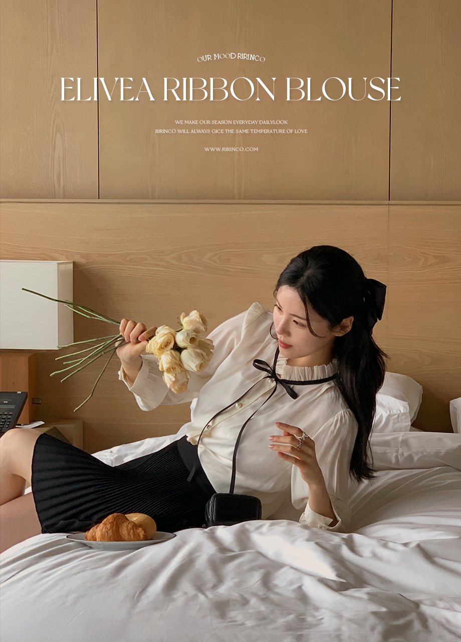 シフォンフリルネックリボンブラウス | レディースファッション通販