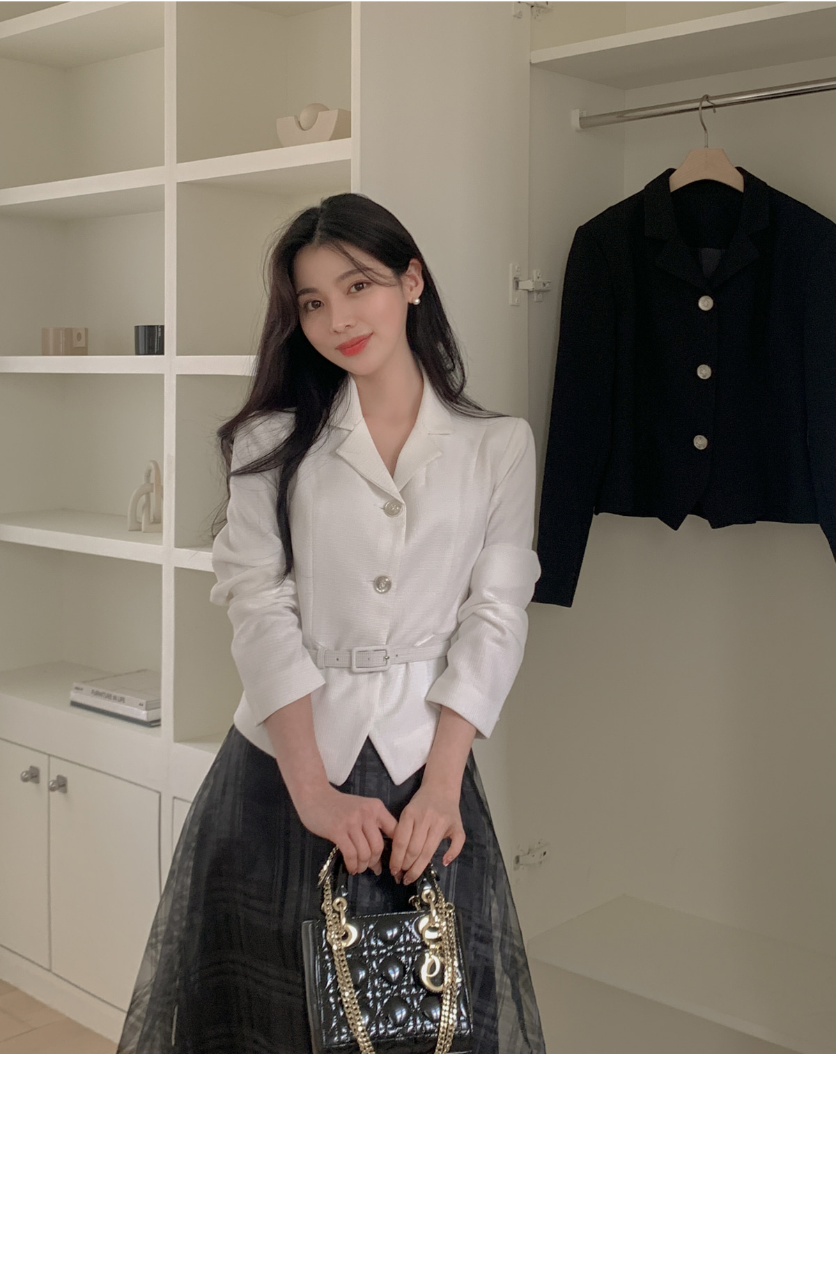 TO BE CHIC ぺプラムツイードジャケット、ROPE スカートセット 1786824_info_0C339771-07BF-