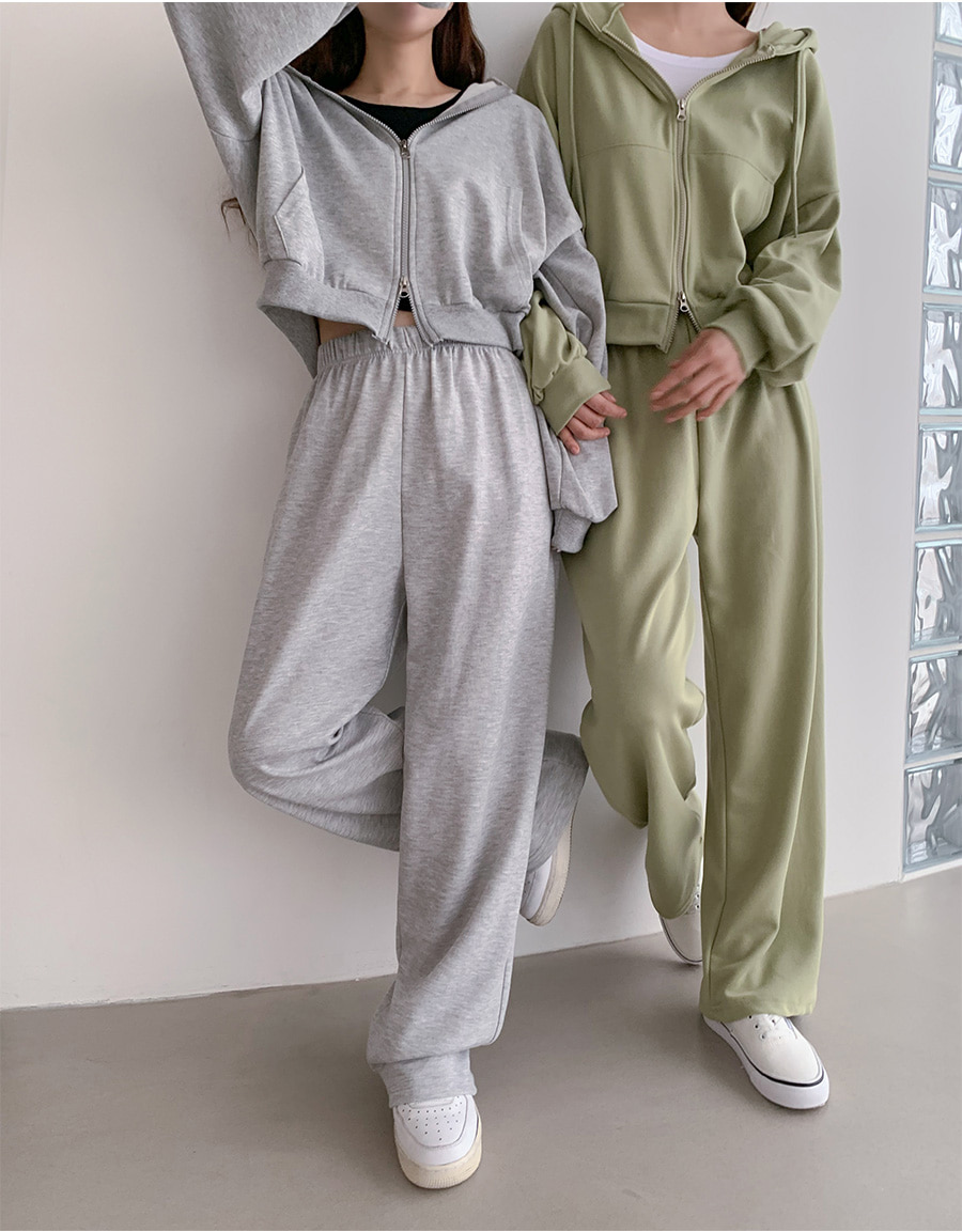 2TYPEゴムワイドスウェットパンツ | レディースファッション通販
