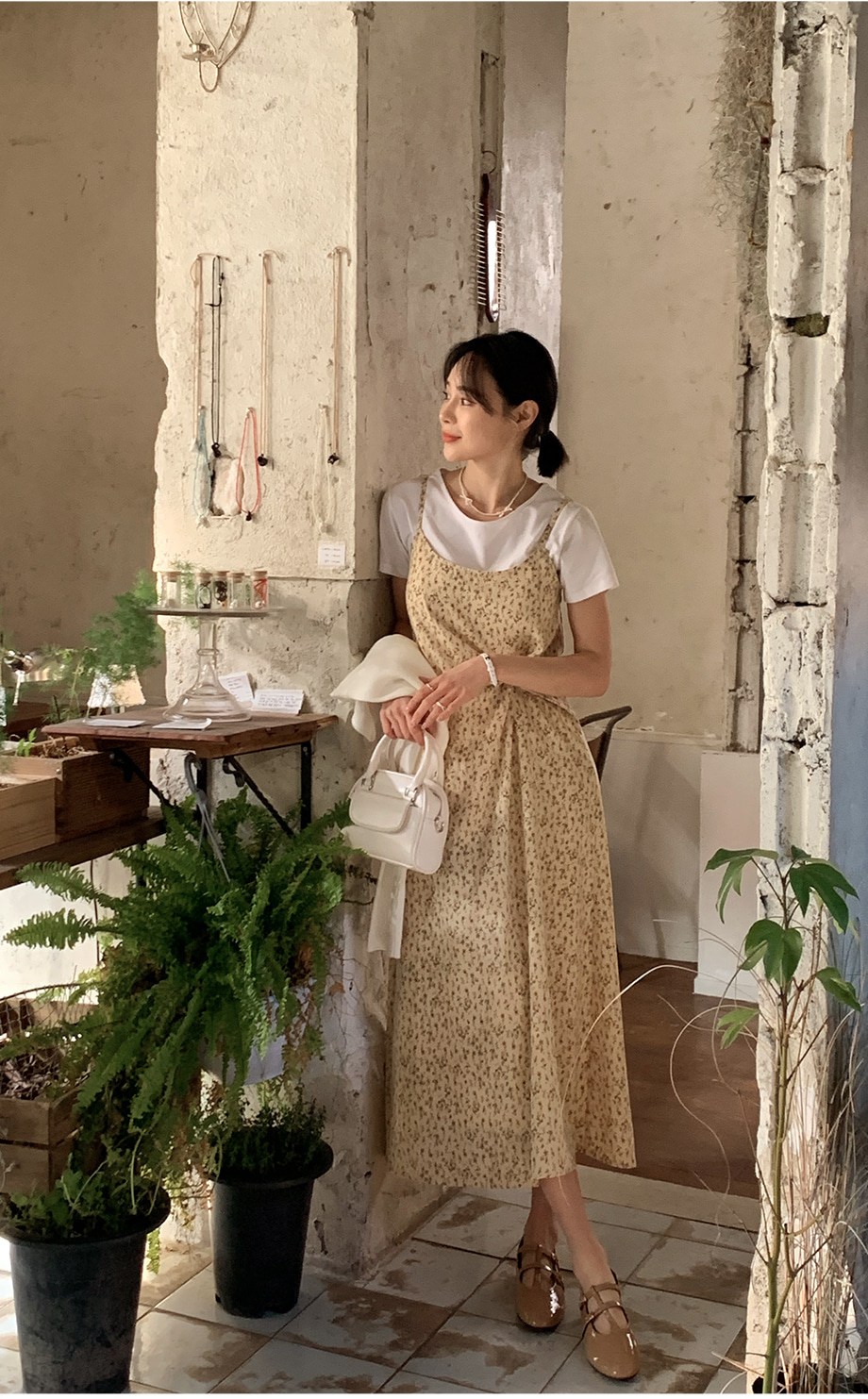 DOLCE&GABBANA キャミワンピース 総柄 花柄 イタリア製 タグ付き