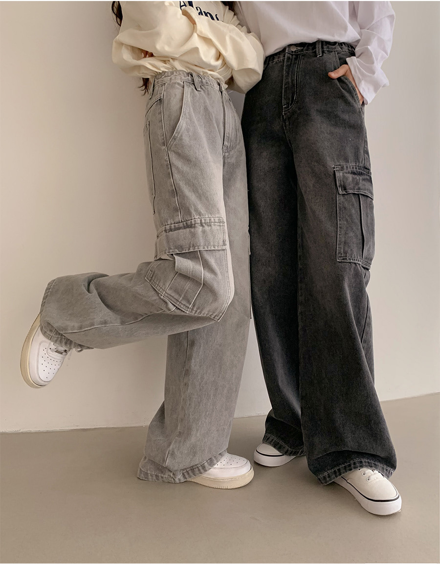 GAS ガス デニムパンツ ウォッシュ サイズW27 L28 ブルー レディース