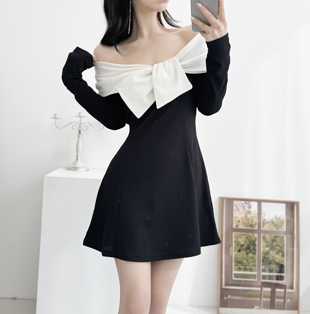 バブルス　ミニワンピース　ブラック MINI | sparkling mall online store