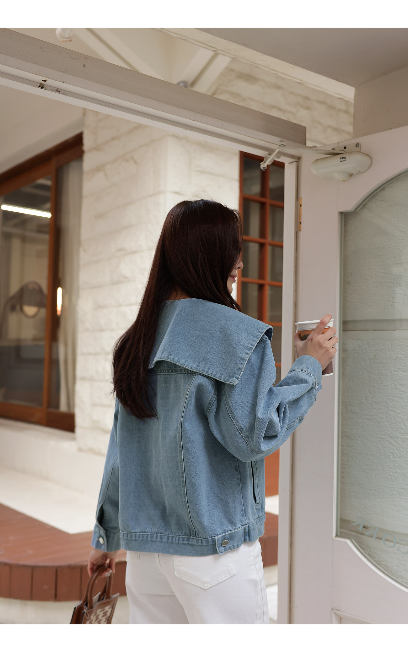 セーラーカラー　デニムジャケット セーラーカラーデニムジャケット Z00278 | .toffee