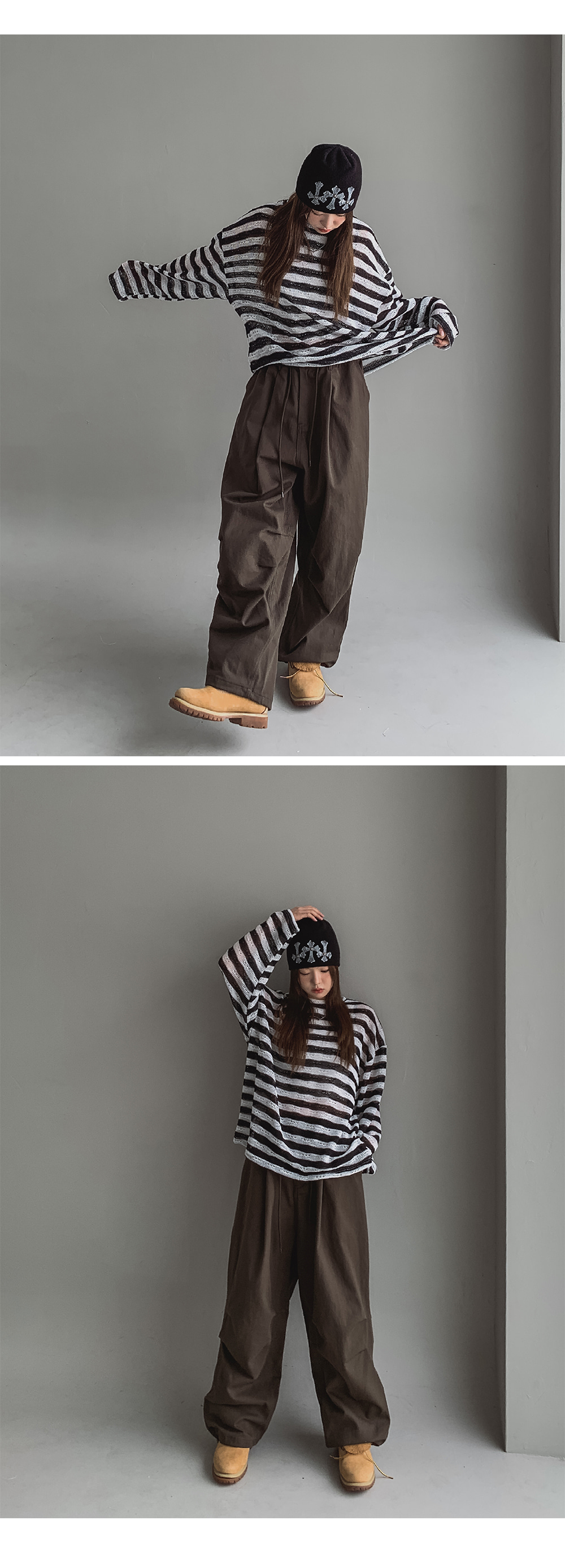 【DIESEL】長袖 Y2K ボーダーラメカットソー フード付き XXS ボーダーシースルーTシャツ | レディースファッション通販 - DHOLIC