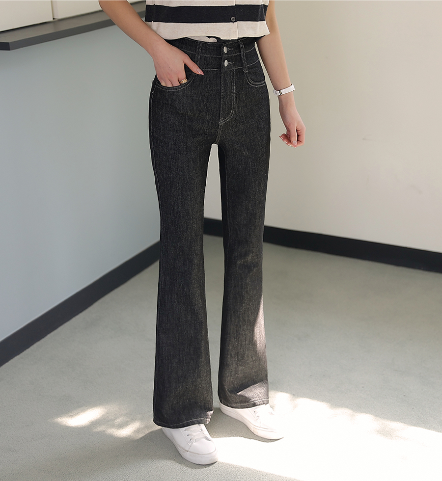 【JEMUT】★男女兼用★25SSスリック ノンフェードデニムパンツ 3TYPE骨盤パッドノンフェードデニムパンツ | レディース