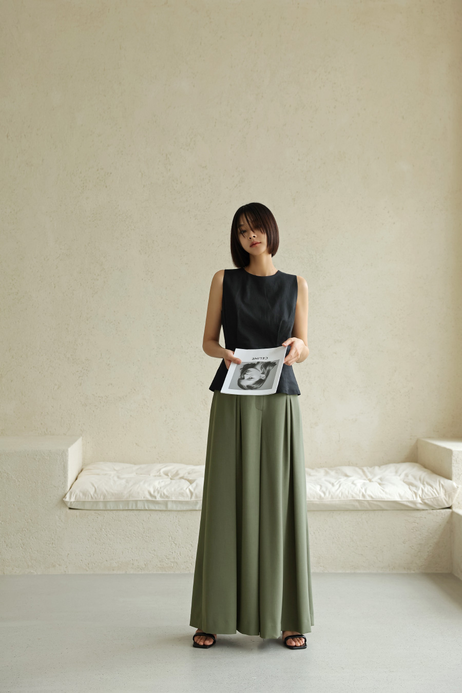 タックフレアワイドパンツ | レディースファッション通販 - DHOLIC