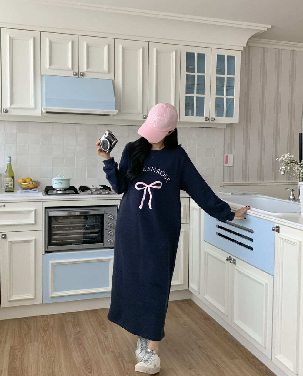 リボンスウェットワンピース | レディースファッション通販 - DHOLIC