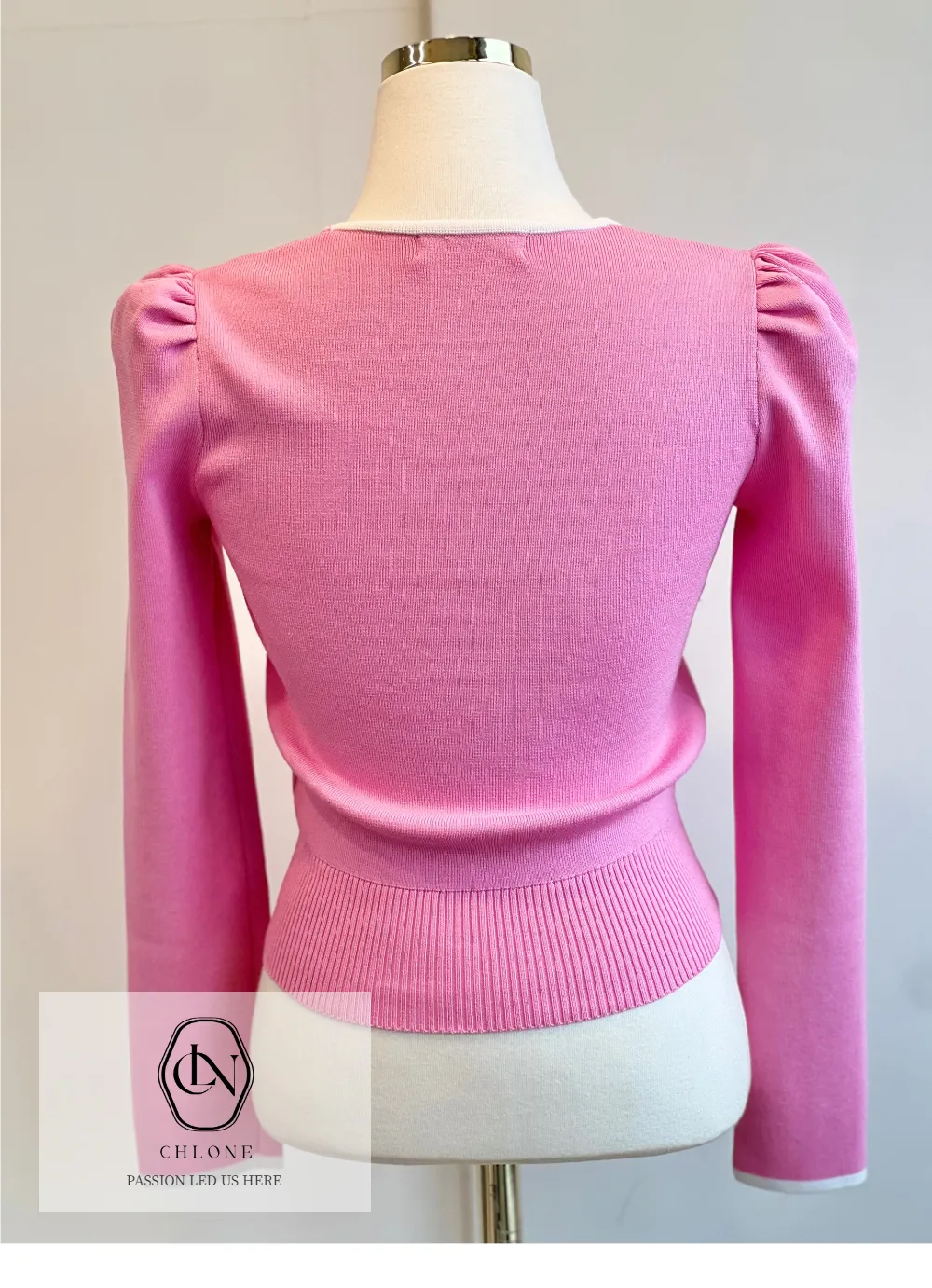 長袖Tシャツ ピンク 商品カラー画像-S6L6