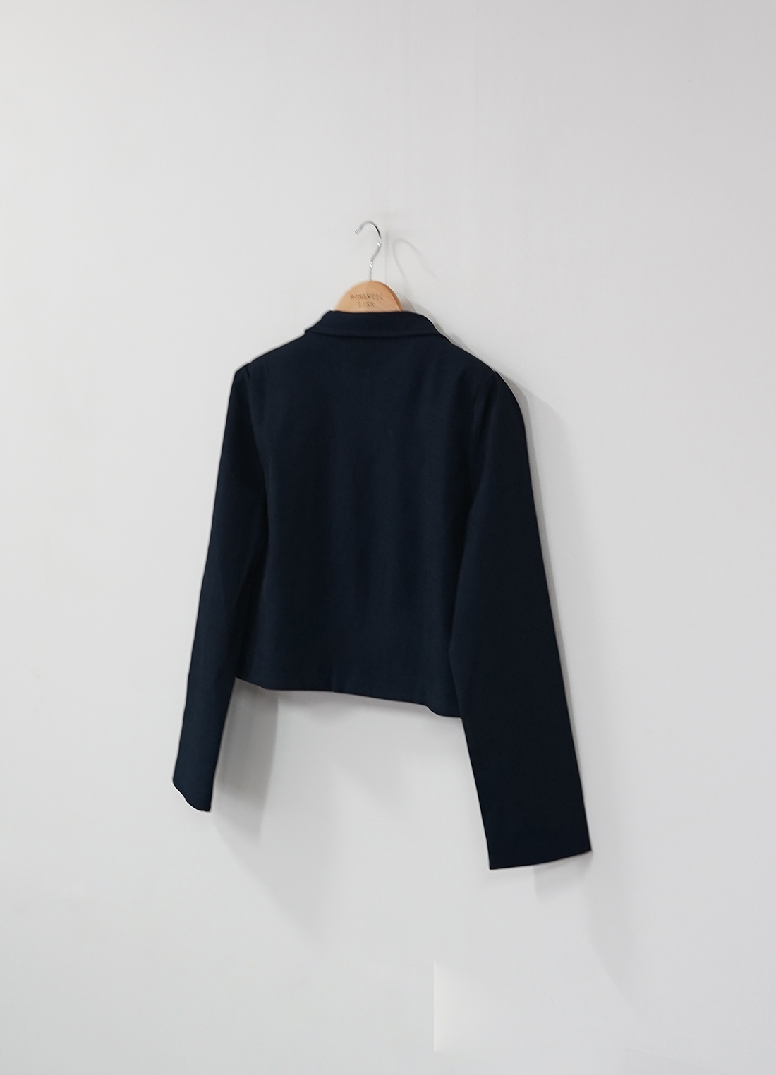 dholic ジャケット カラーネックゴールドボタンクロップドジャケット | レディース