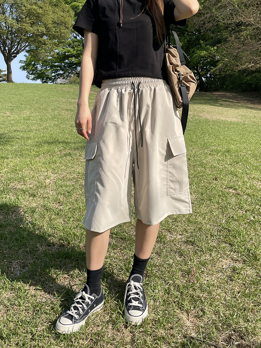 ワイドカーゴハーフパンツ | レディースファッション通販 - DHOLIC