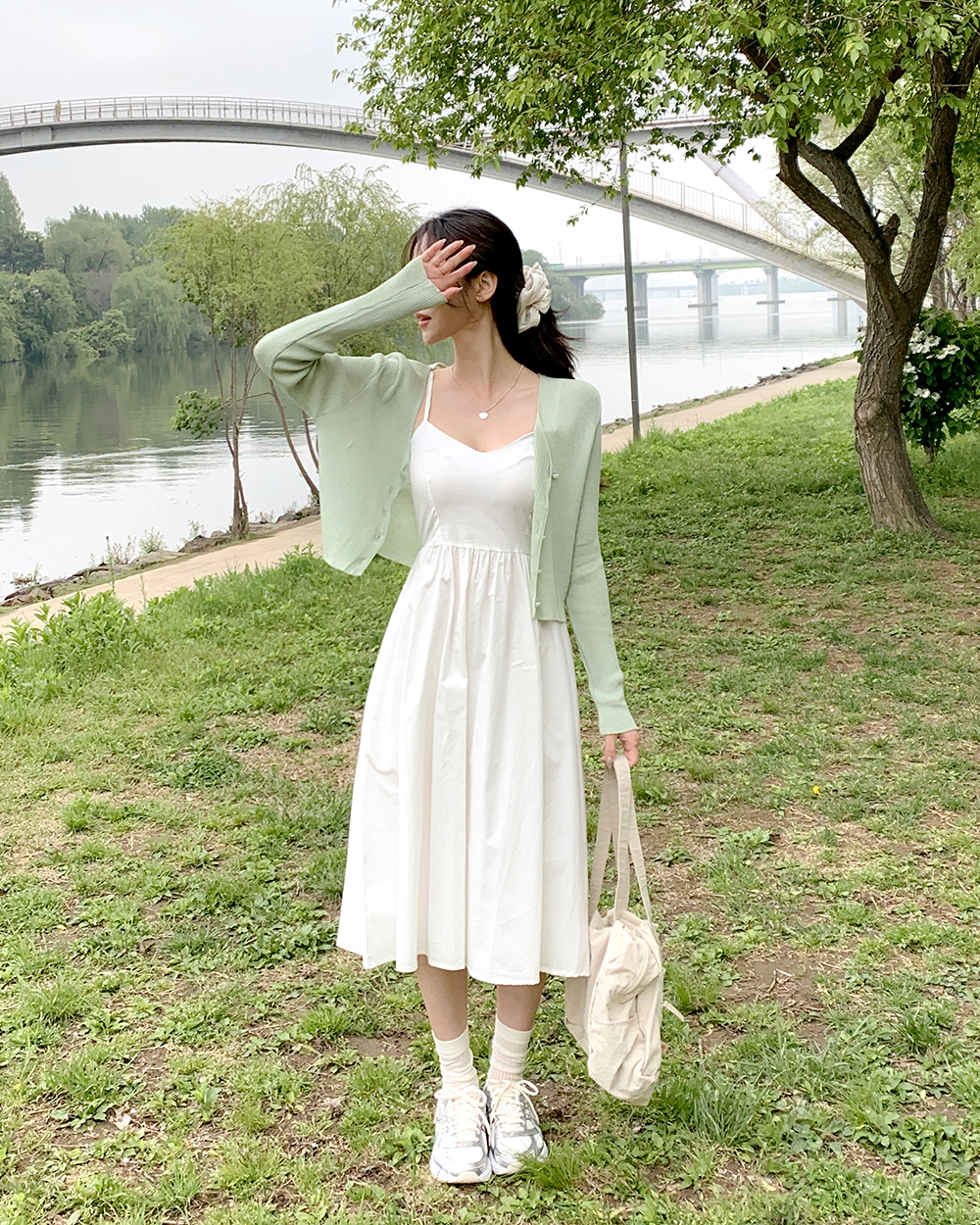 フレアロングキャミワンピース | レディースファッション通販 - DHOLIC