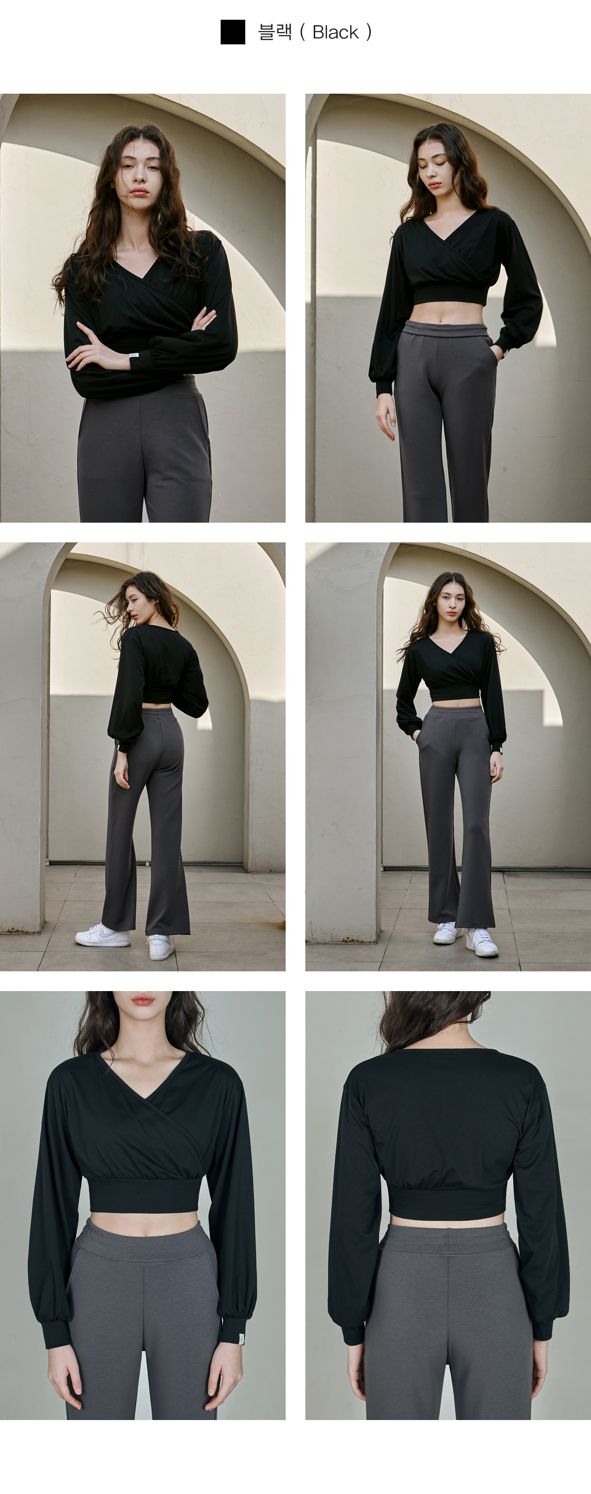カシュクールクロップドTシャツ(レッドベリー) | レディース