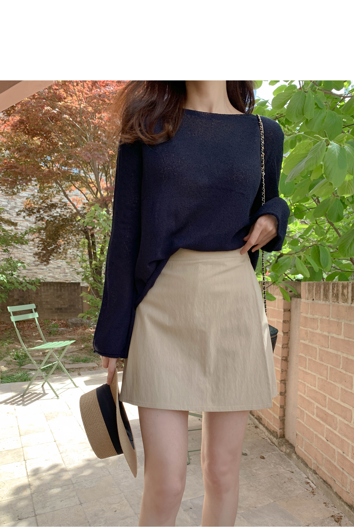 beautiful people 新品未使用タグ付ラップ風キルトスカートパンツ 1816839_info_85F6C8AF-F7ED-