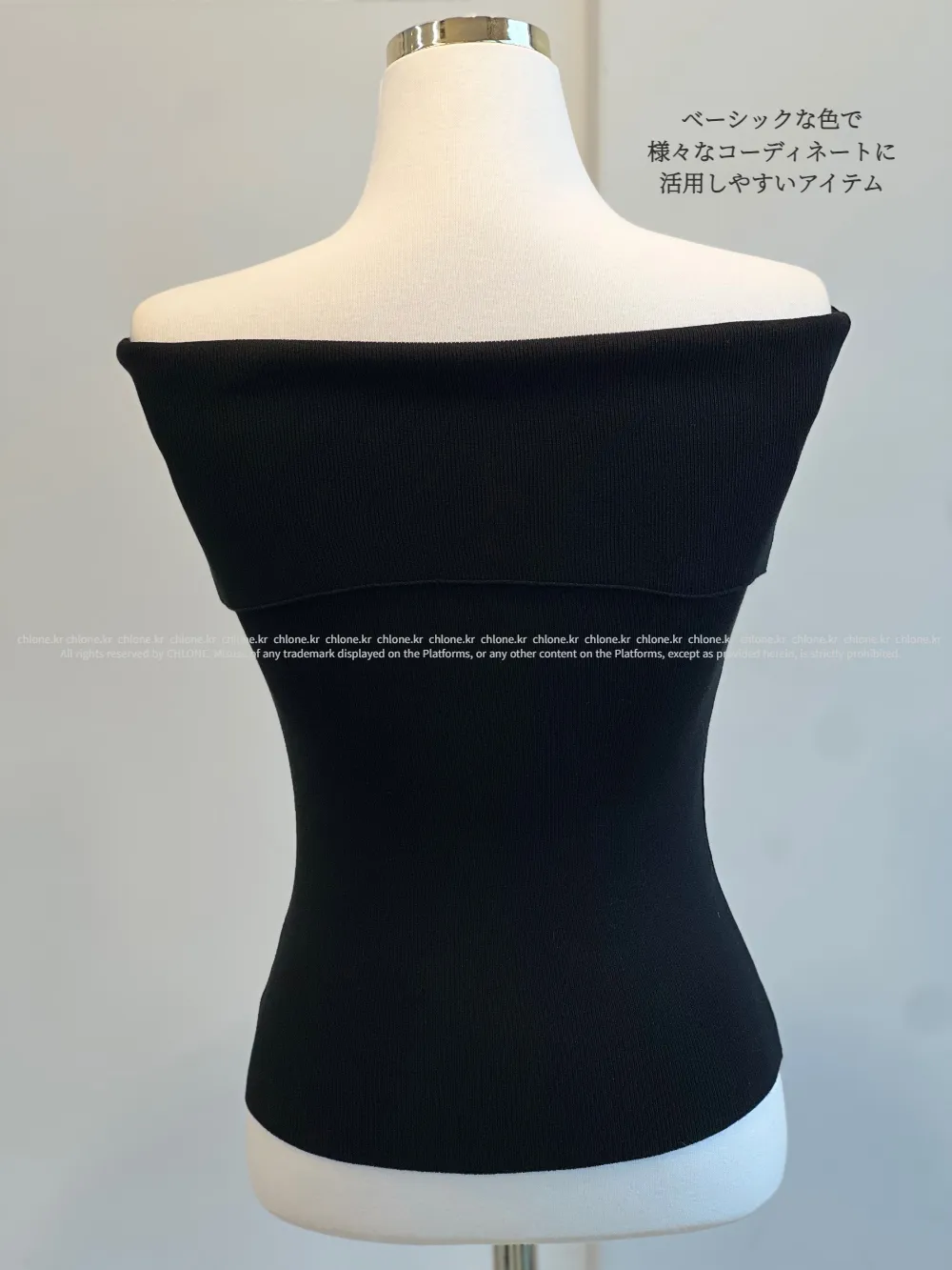 ノースリーブ チャコール 商品カラー画像-S3L16