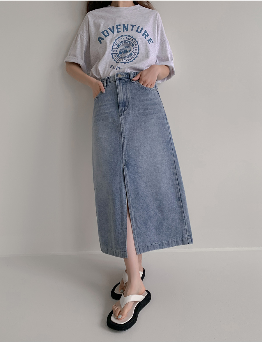 Y/PROJECT スリット入り デニム スカート S Y/PROJECT スリット入り