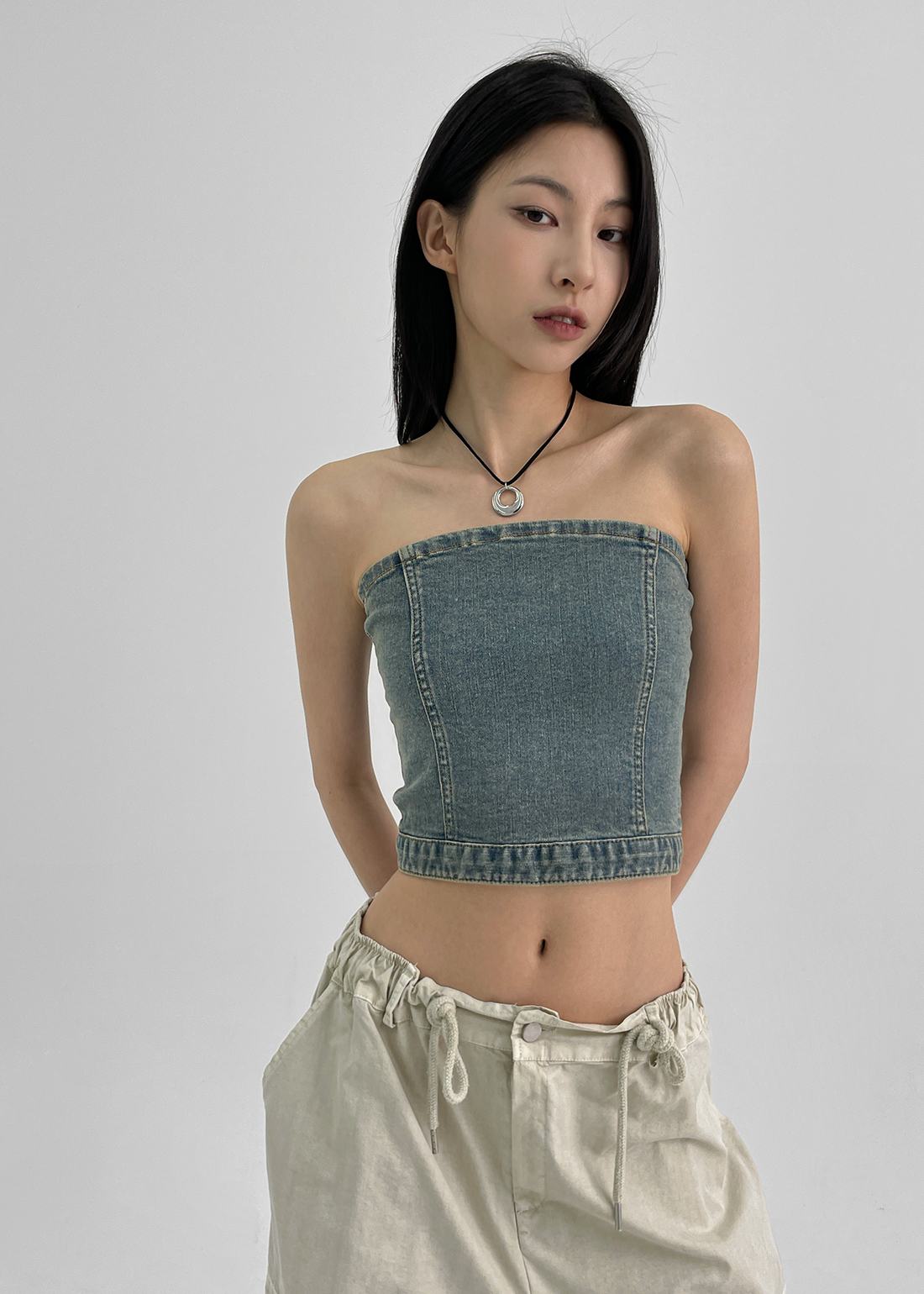 d.i.a ギャル チューブトップ パンツ KAE(DIESEL TSF)｜DIESELのチューブトップを使った