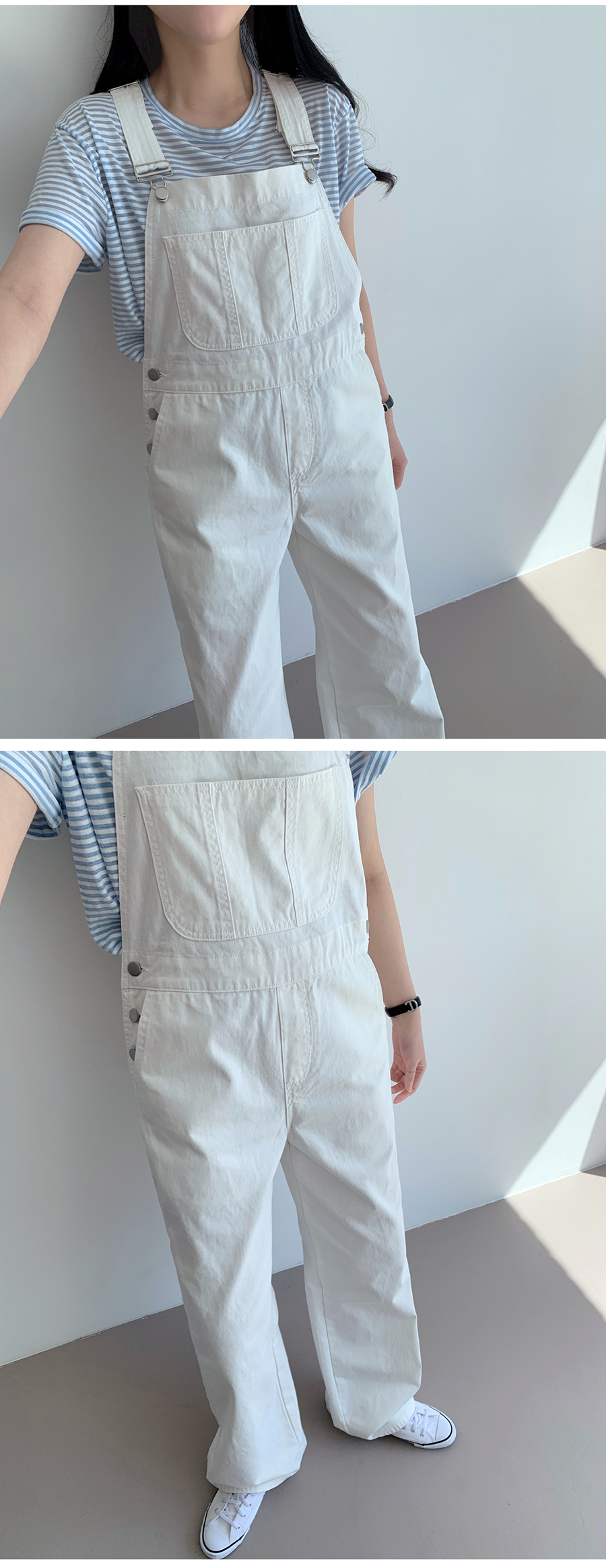 ワイドコットンサロペットパンツ | レディースファッション通販 - DHOLIC