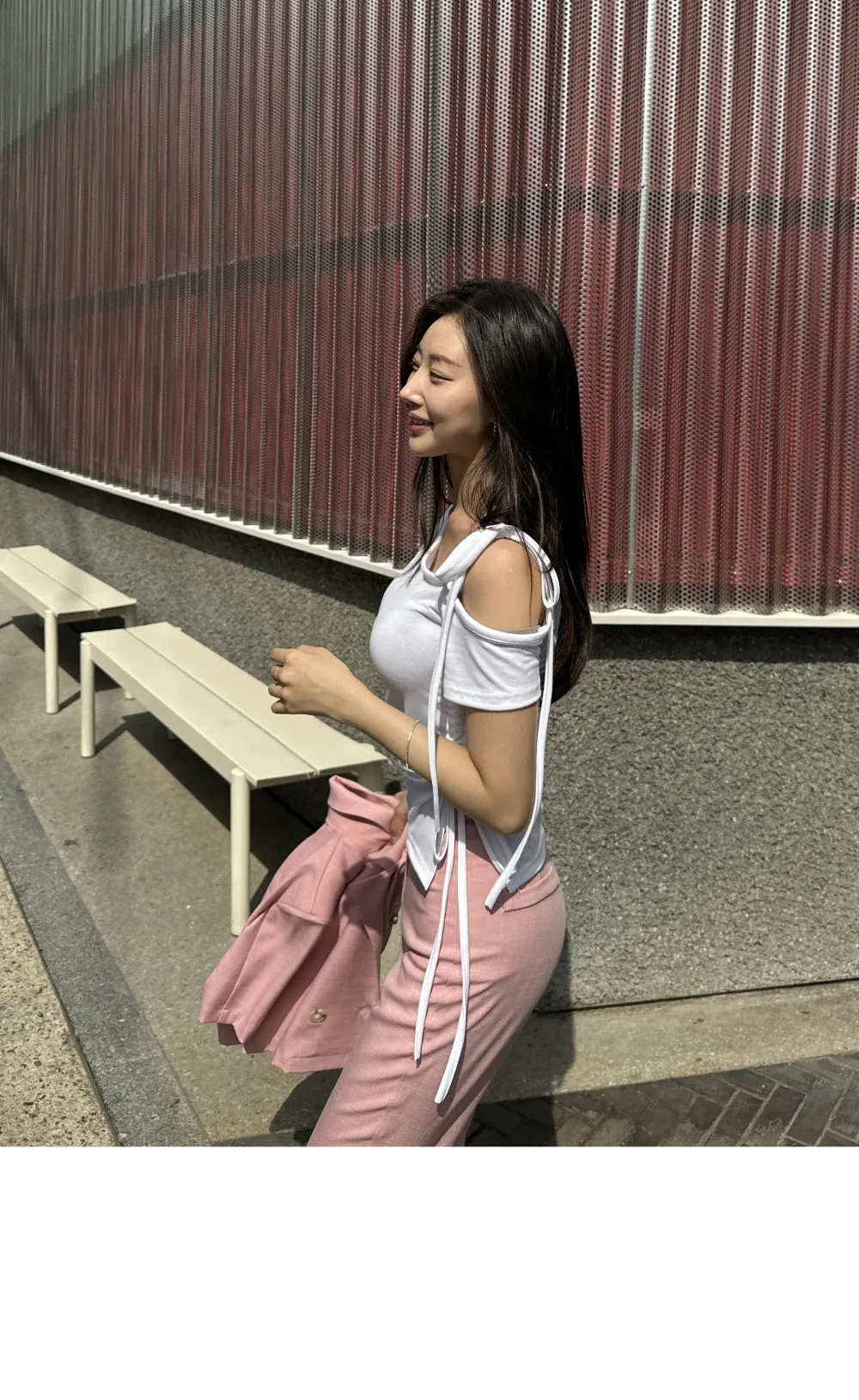 바지 모델 착용 이미지-S1L138