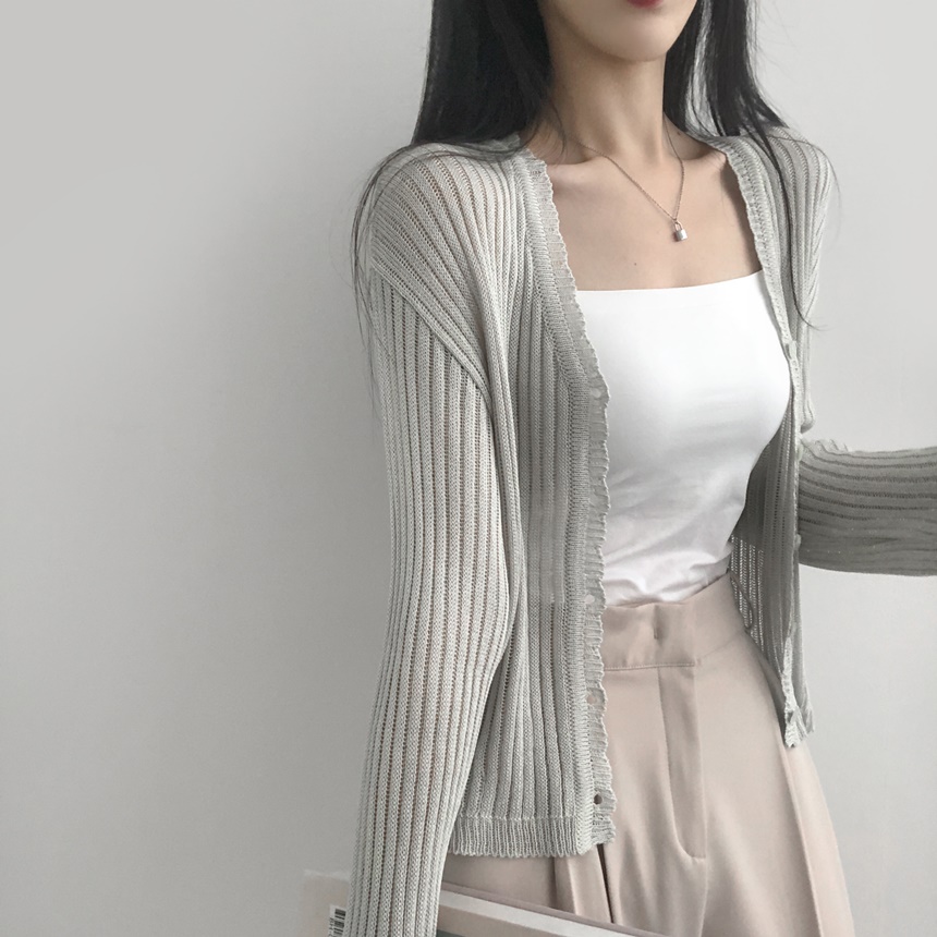 【新品】STUNNING LUREｒシアーリブVネックカーディガン rシアーリブVネックカーディガン | STUNNING LURE | STUNNING