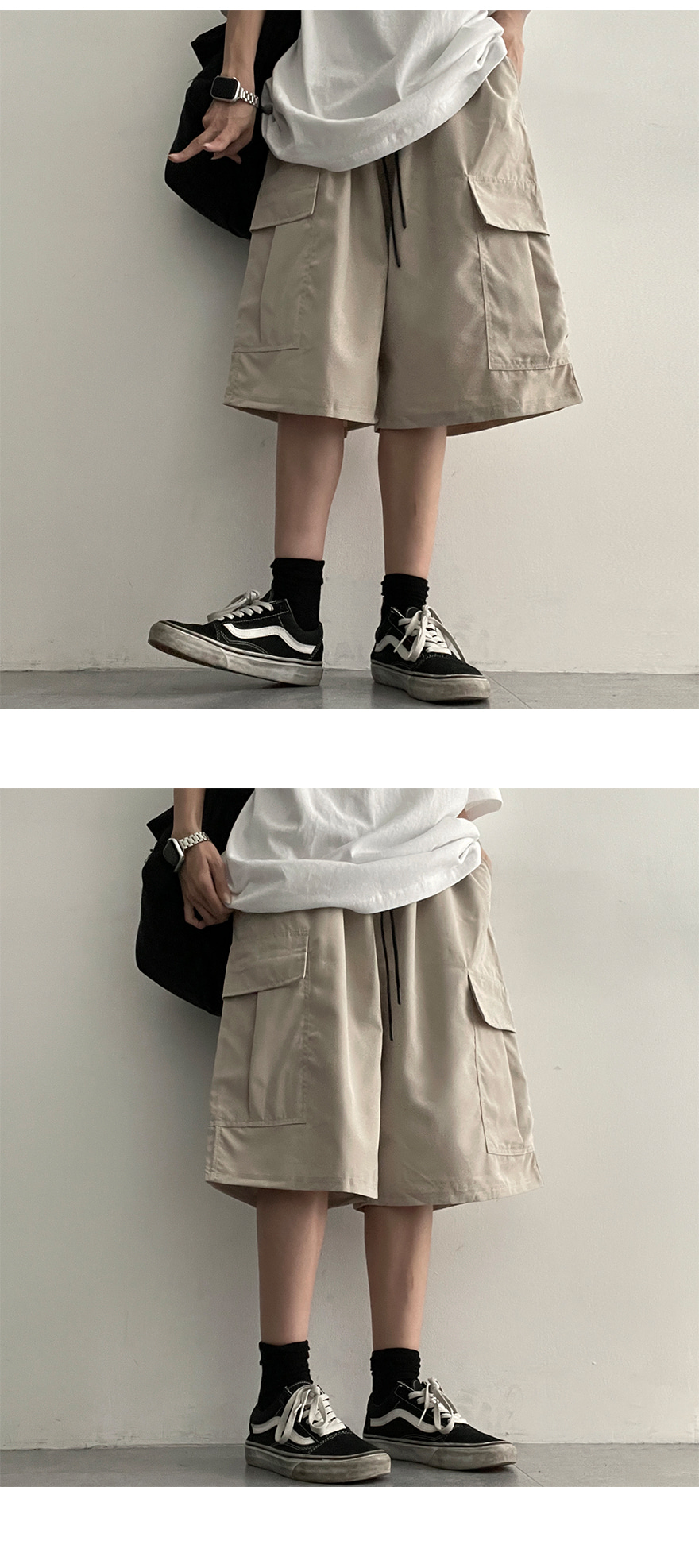 接触冷感スーパーストレッチチノハーフパンツ ショートパンツ
