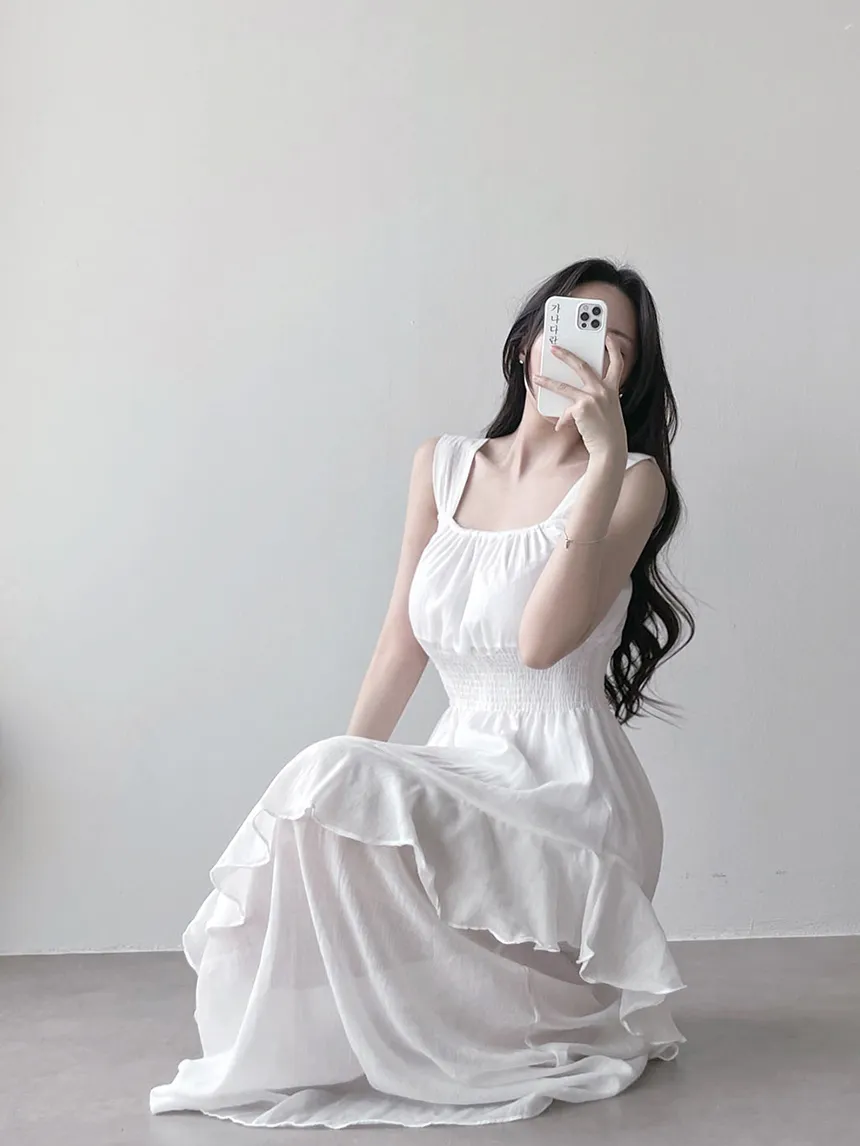 드레스 모델 착용 이미지-S1L21