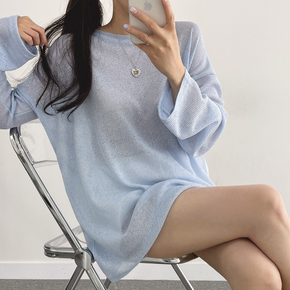 【ほぼ新品】リネン混ダメージ加工サマーニット リネン混サマーニット | レディースファッション通販 - DHOLIC