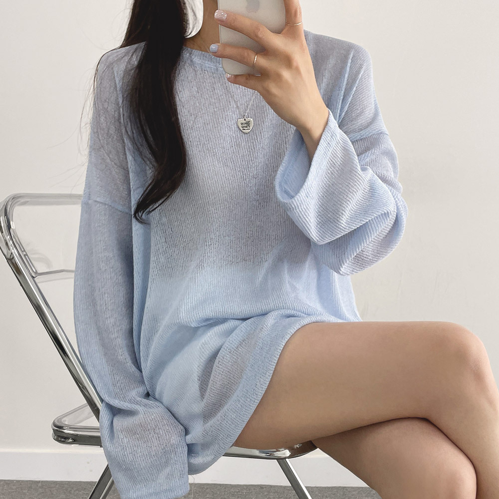 【ほぼ新品】リネン混ダメージ加工サマーニット リネン混サマーニット | レディースファッション通販 - DHOLIC