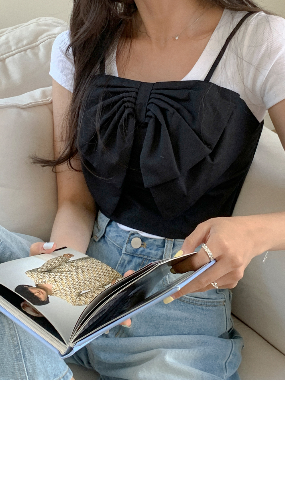 ビッグリボンキャミソール | レディースファッション通販 - DHOLIC