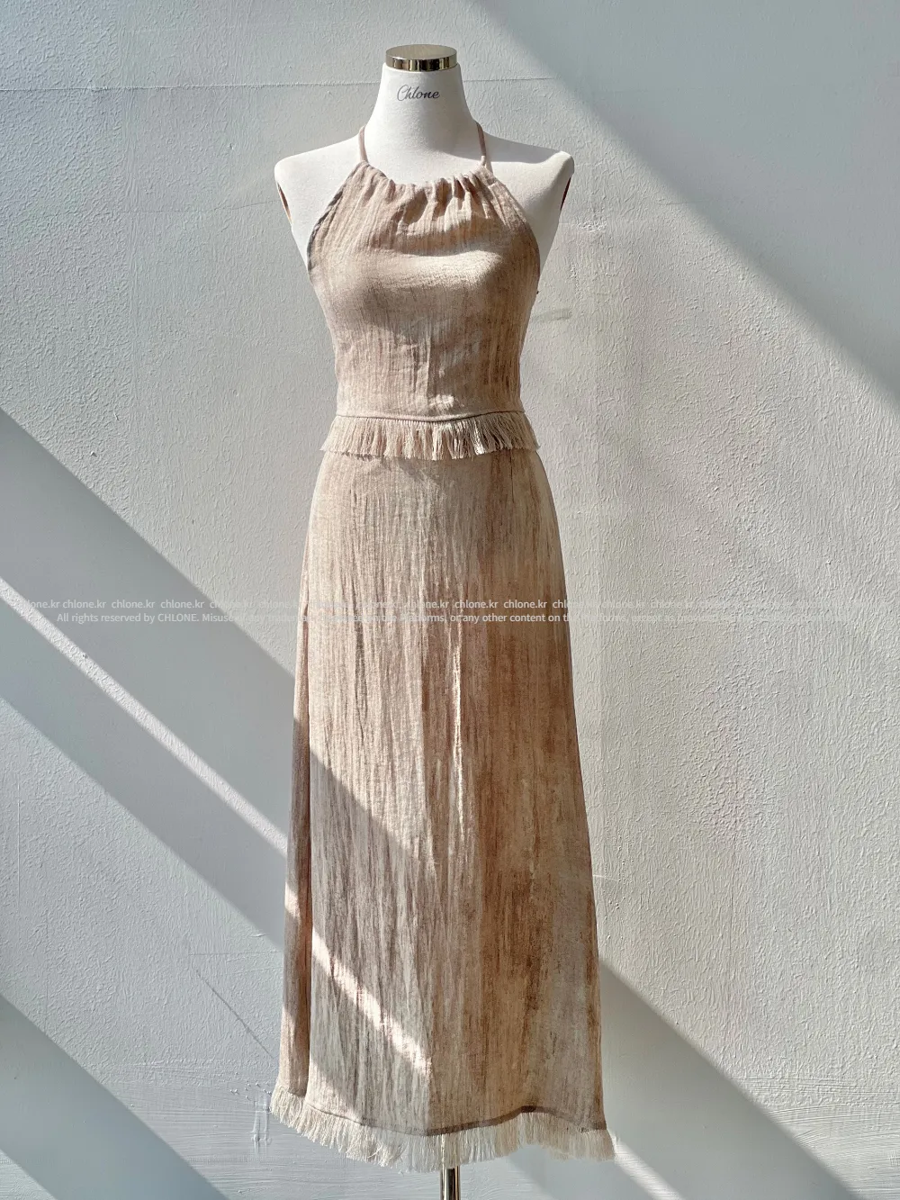 ロングドレス グレー 商品カラー画像-S1L25