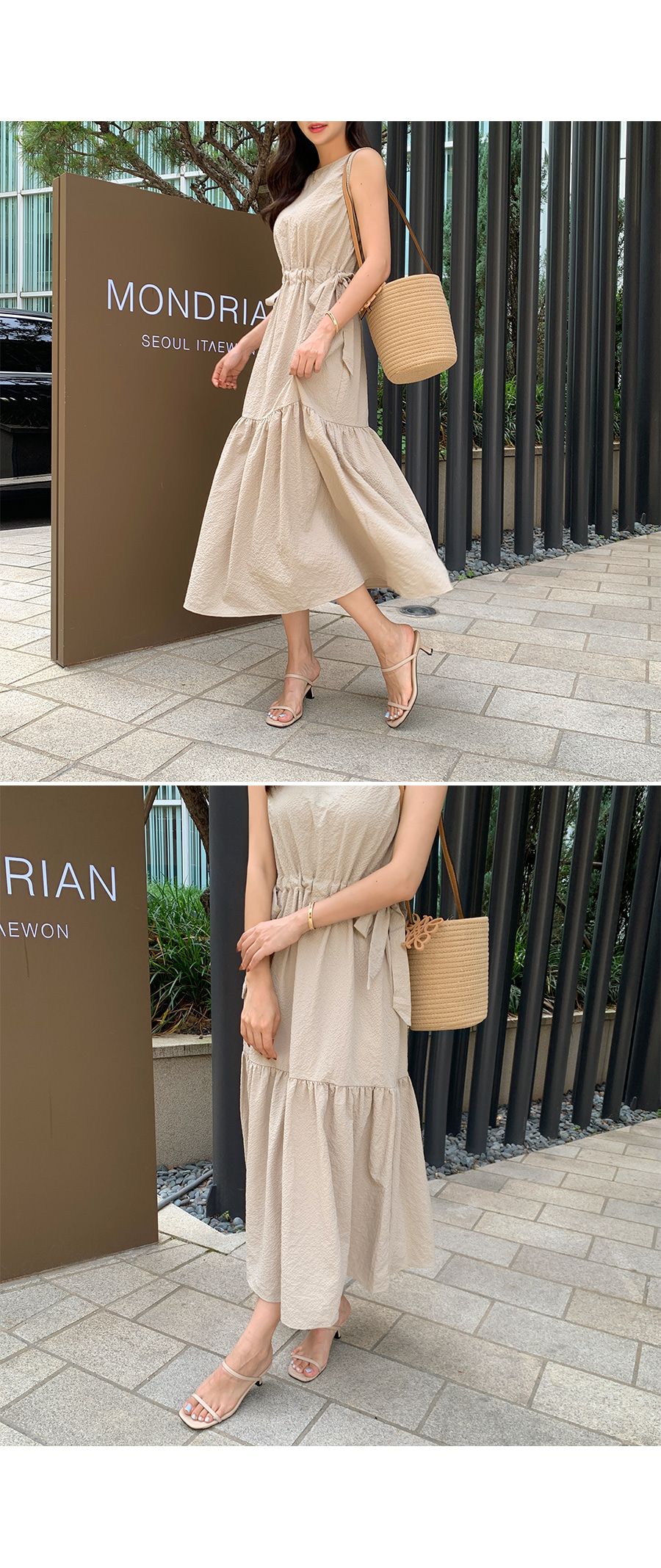 激レアTralalaネックリボンノースリワンピース/y2k 激レアTralalaネックリボンノースリワンピース/y2k リネン