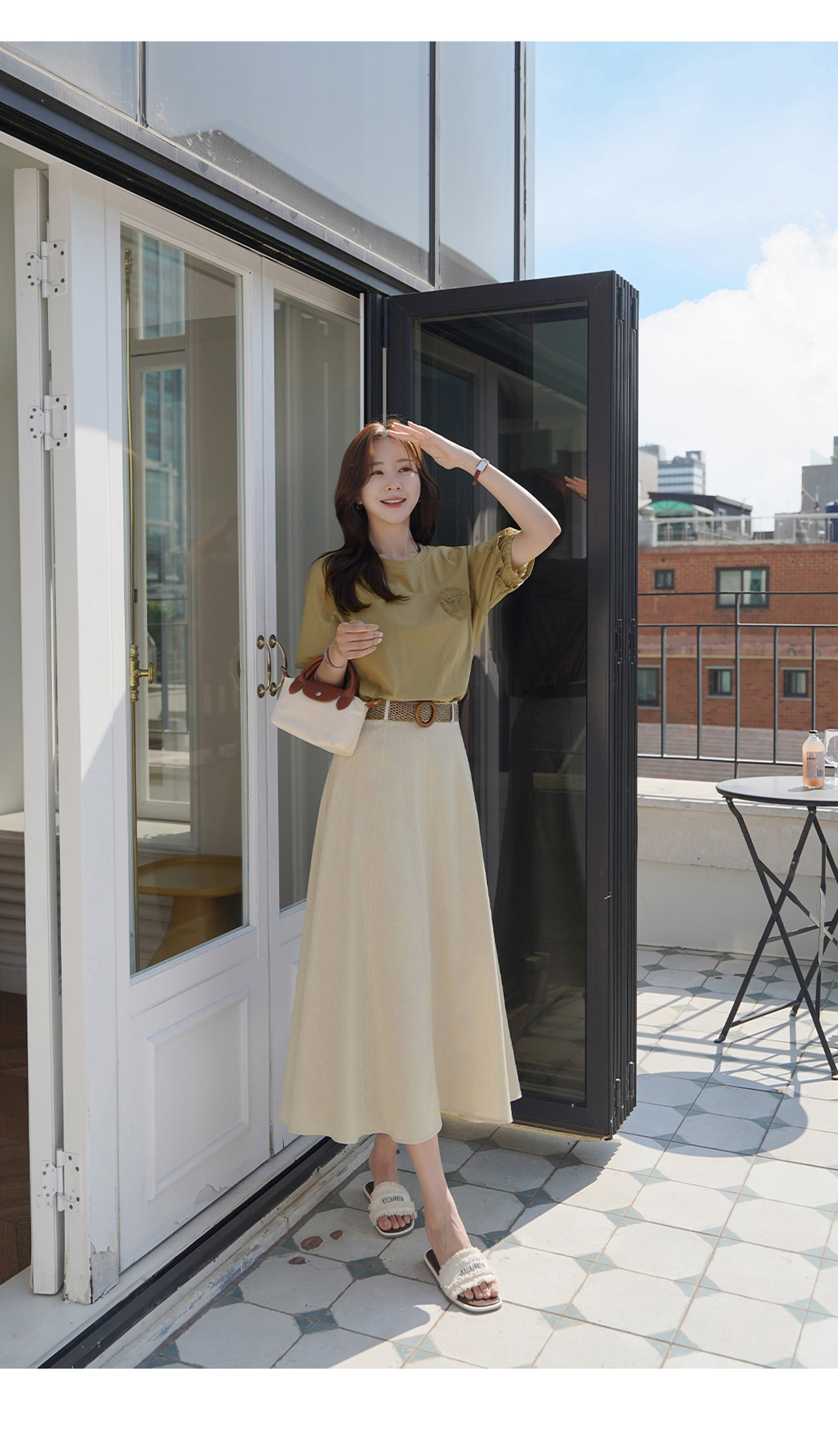MʼS GRACY ウール混 ボックスプリーツ フレアスカート 38 リボン付 プリーツフレアスカート | レディースファッション通販 - DHOLIC