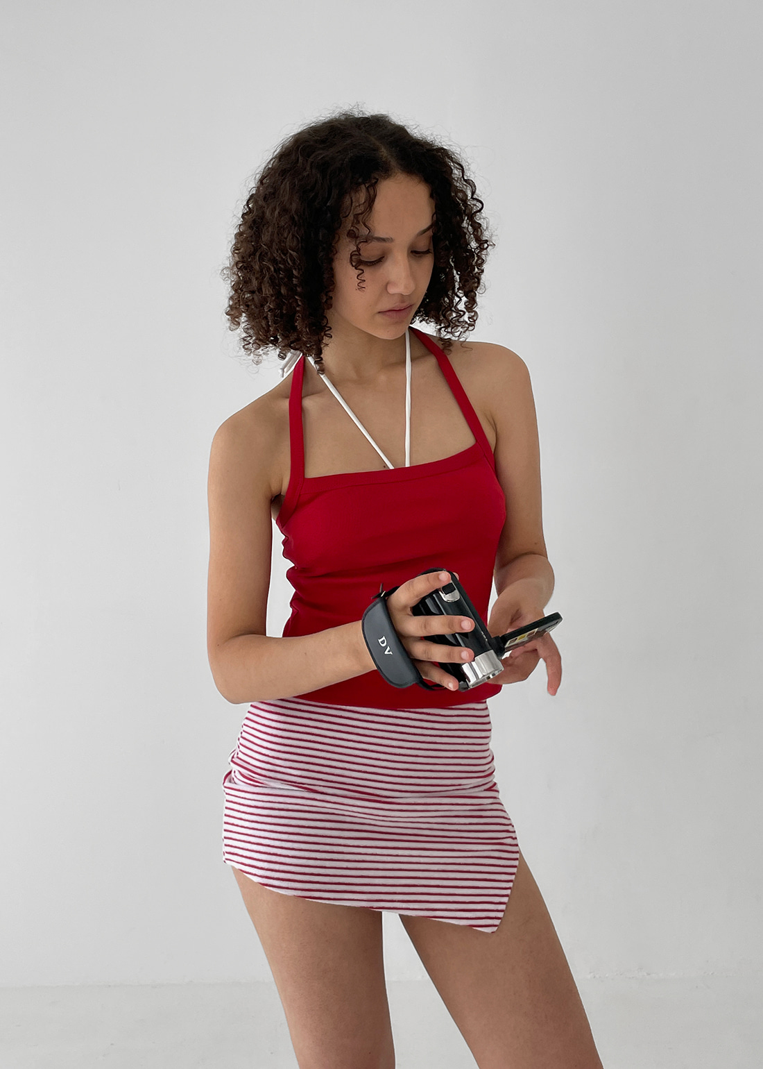 リボンホルターネックキャミソール | レディースファッション通販 - DHOLIC