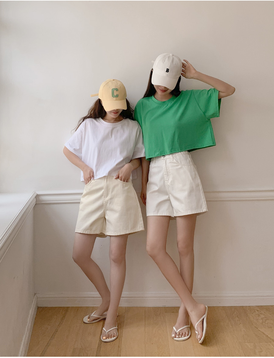 ボクシークロップド半袖Tシャツ | レディースファッション通販 - DHOLIC