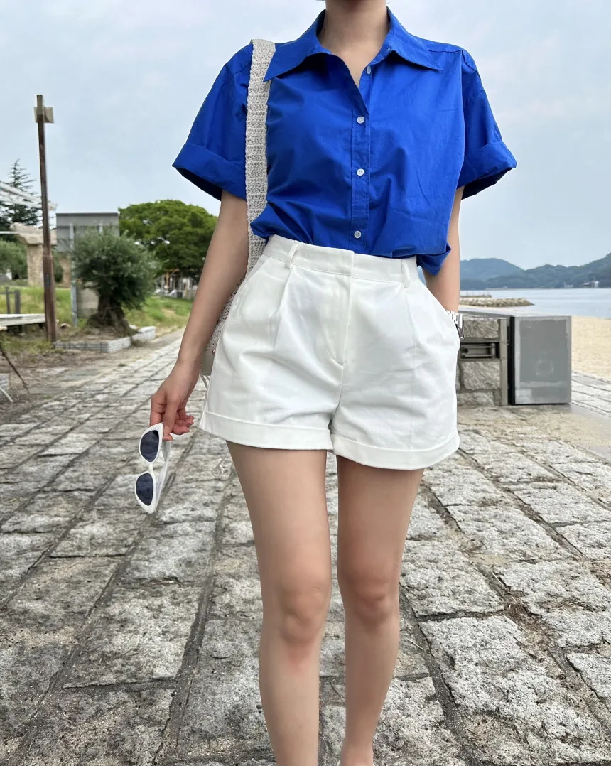 d.i.a. チェーン付きスカルショートパンツ XWFSH10H2 デイリーロゴバンド ショートパンツ (単品)