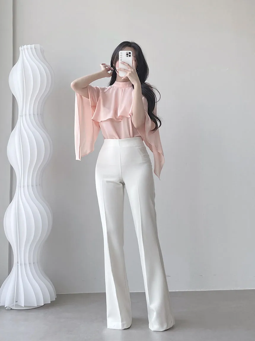 민소매 모델 착용 이미지-S1L33