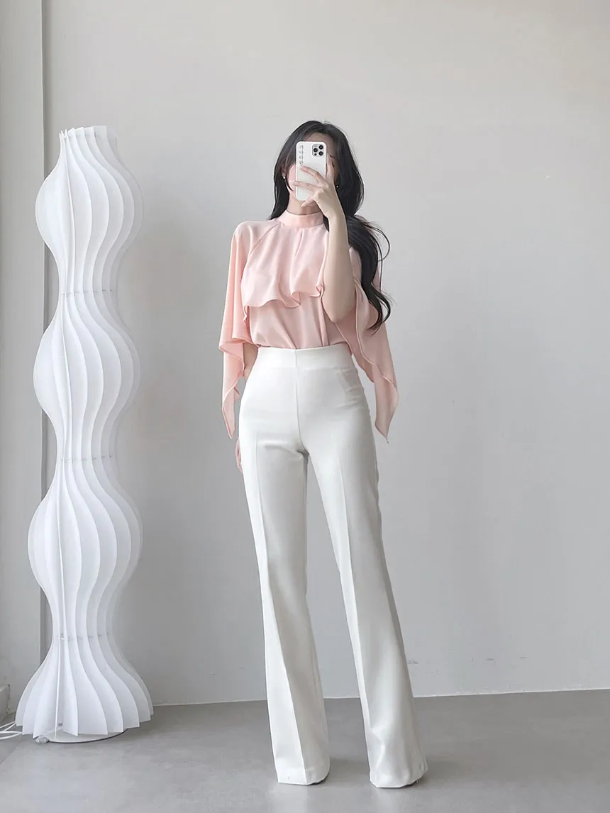 민소매 모델 착용 이미지-S1L35