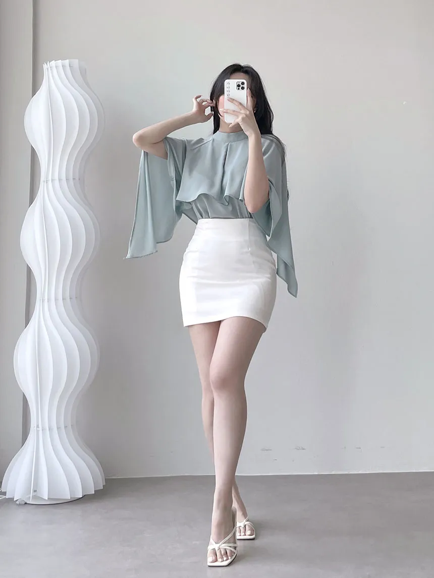 민소매 모델 착용 이미지-S1L20