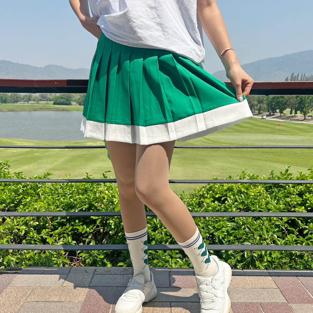 最高級 カラーラインゴルフプリーツスカートパンツ | レディース レディースウェア
