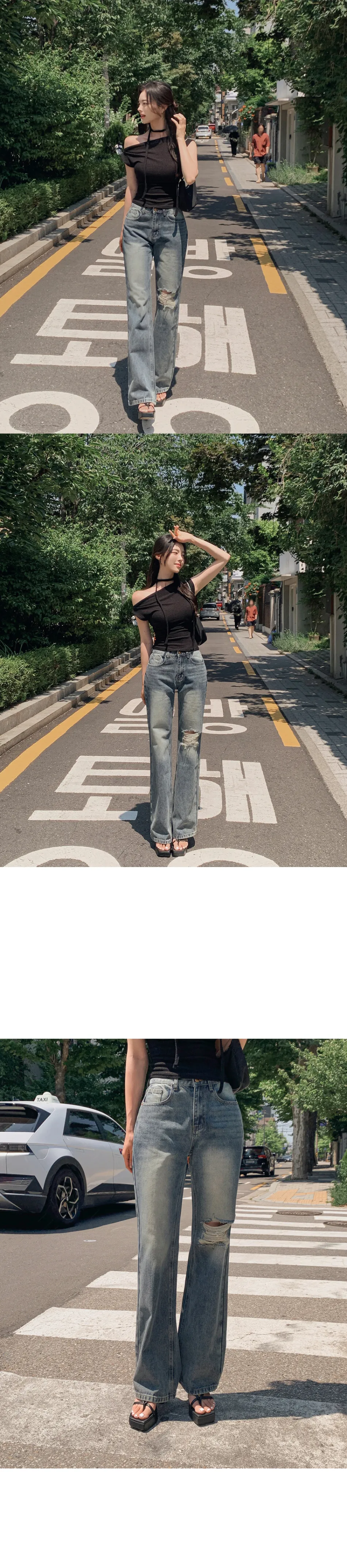 바지 모델 착용 이미지-S1L18