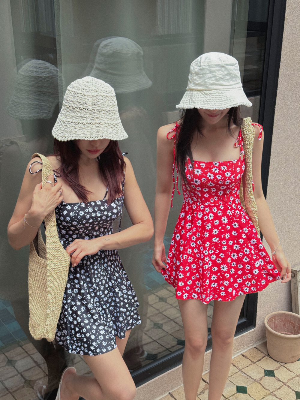DAZY レディース ワンピース水着 花柄 ベージュ セール】花柄シャーリングワンピース 水着（水着）｜Lace Ladies
