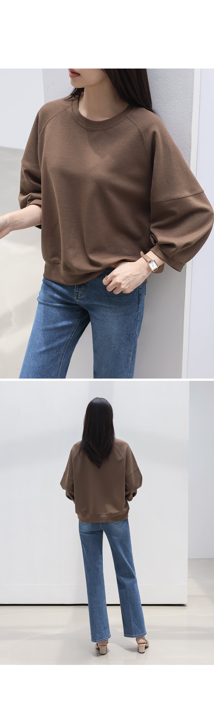tシャツ パフ5分袖スウェット レディース c4625_750_r.jpg